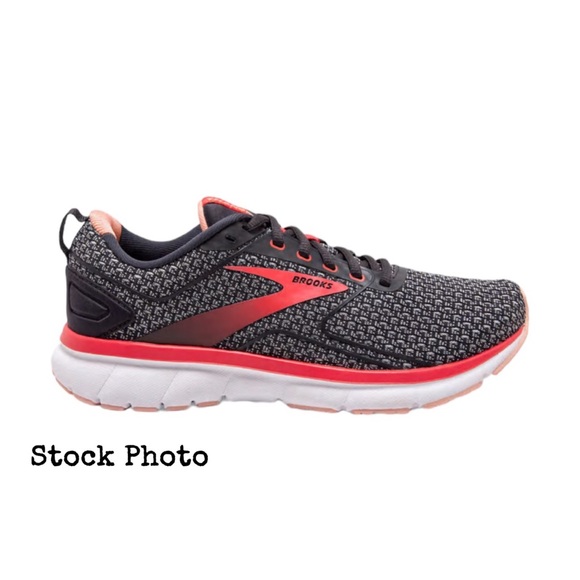 Brooks Shoes - BROOKS Women's Transmit 3 Running Shoes Charcoal/Red Sneakers‎ Size 10.5